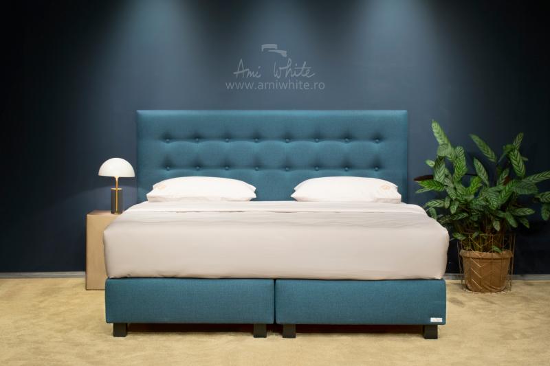 Pat tapițat BoxSpring BLUE FERRERO