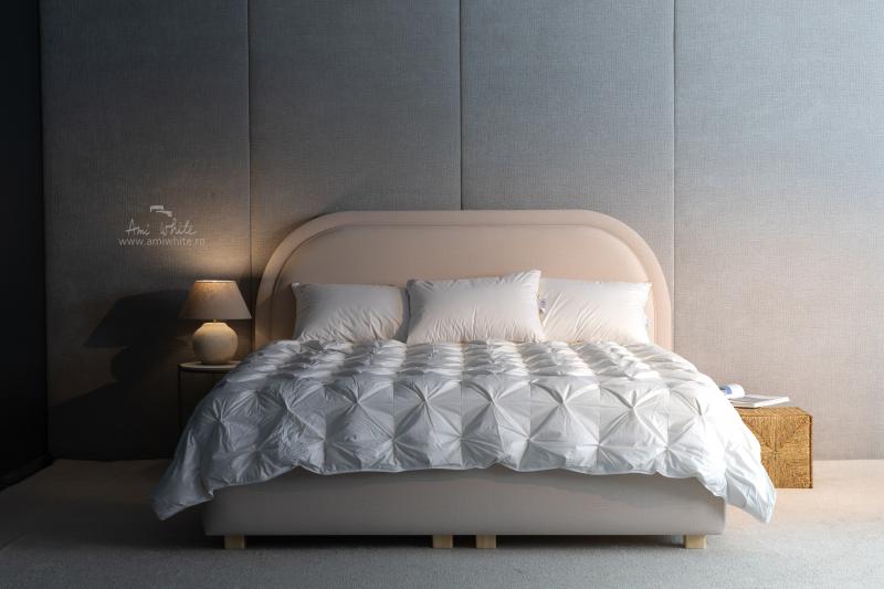 Pat tapițat BoxSpring SIMPLICITY