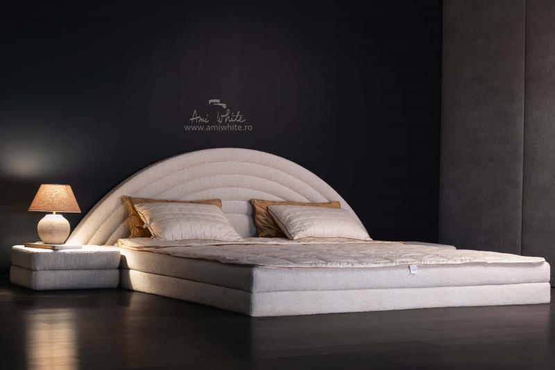 Pat tapițat BoxSpring ECLIPSE