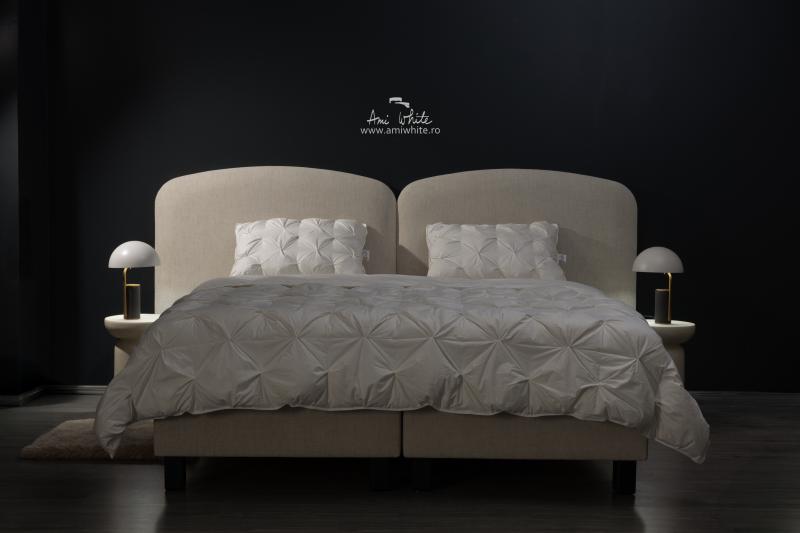 Pat tapițat BoxSpring ELYA
