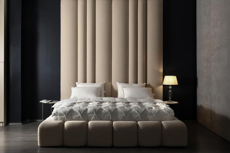 Pat tapițat BoxSpring ACROPOLIS