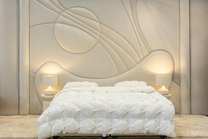 Pat tapițat BoxSpring IULIUS