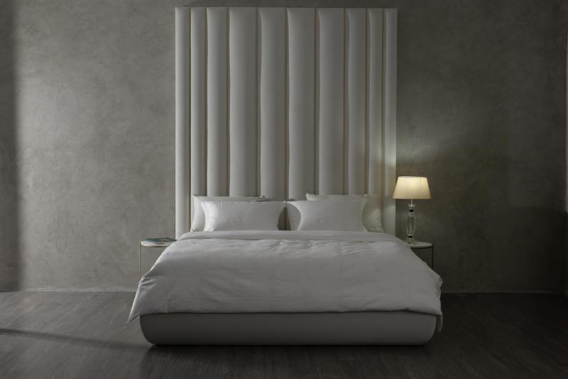 Pat tapițat BoxSpring WHITE EMPIRE