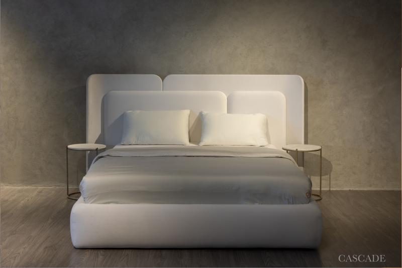 Pat tapițat BoxSpring CASCADE