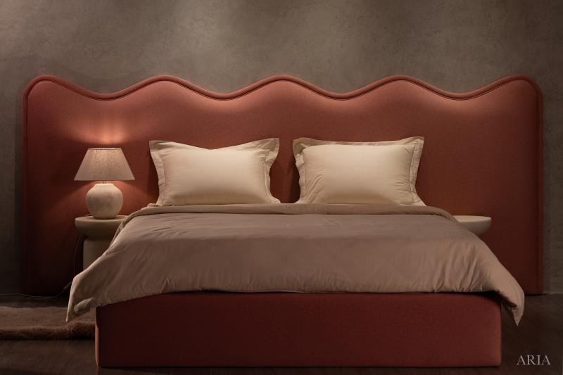 Pat tapițat BoxSpring ARIA